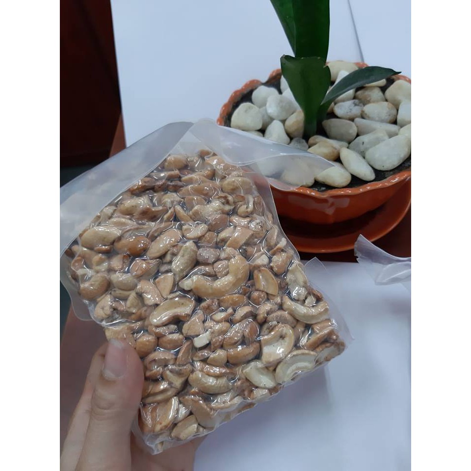 (SALE SỐC TRI ÂN KHÁCH HÀNG) 1.5KG HẠT ĐIỀU RANG MUỐI 500G/GÓI (HẠT BỂ/VỠ) GIÁ HẠT DẺ (SẠCH VỎ LỤA)