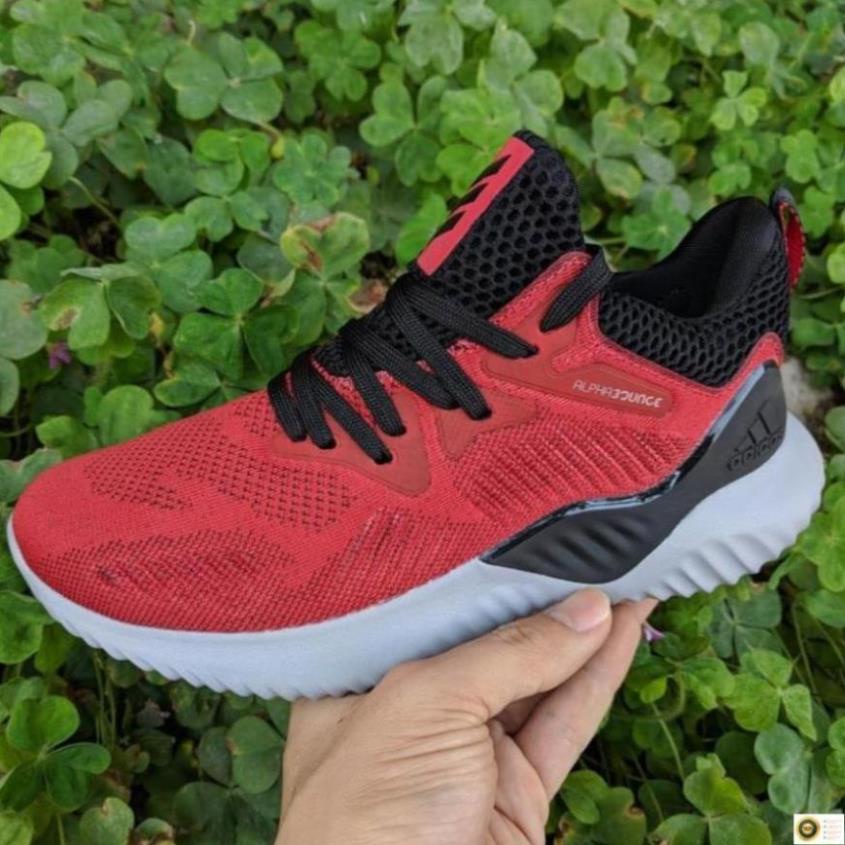 Giày Adidas Alphabounce Beyond màu đỏ đen xám Có Sẵn ⚡ CHẤT sịn : ' # ! xả ️⛸️ 🛁