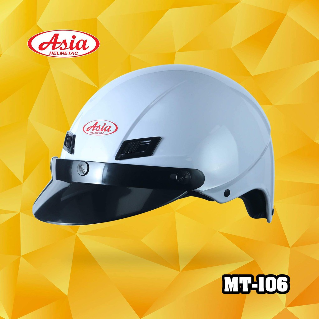 Mũ Bảo Hiểm ASIA 106  Chính Hãng -Bảo Hành 12 Tháng.
