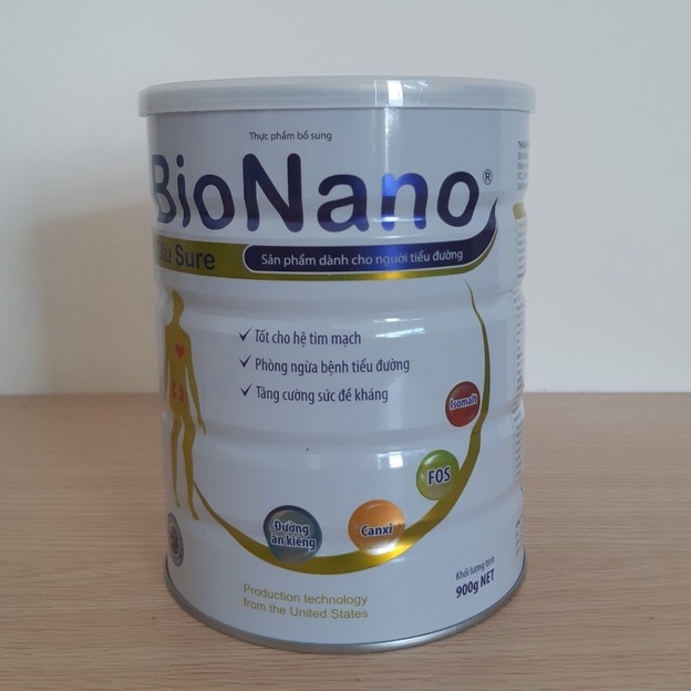 SỮA TIỂU ĐƯỜNG BIO NANO 900GR- GIẢI PHÁP DÀNH CHO NGƯỜI TIỂU ĐƯỜNG