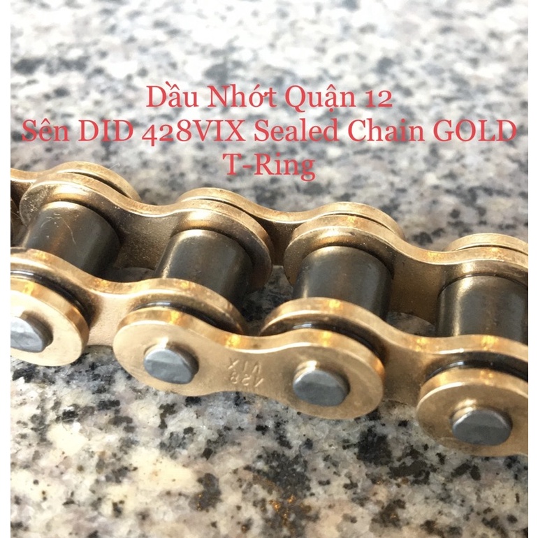 Sên vàng phốt cao su did 428vix sealed chain gold t - ảnh sản phẩm 5