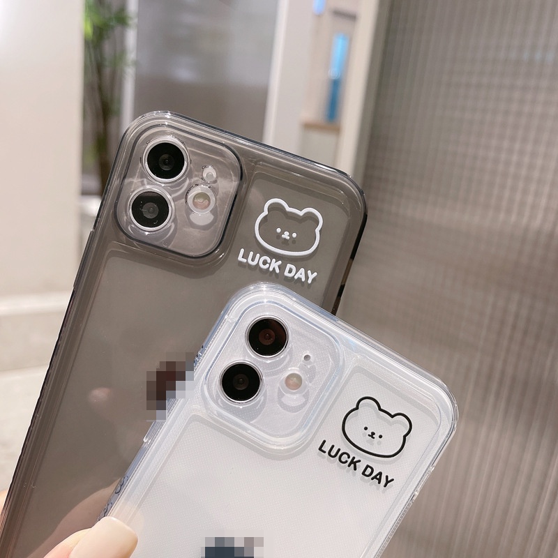 Ốp lưng iphone Ốp lưng iphone vuông cạnh hình insbear 6plus/6s/6splus/7/7plus/8/8plus/x/xr/xs/11/12/pro/max/plus/promax Dinuo case
