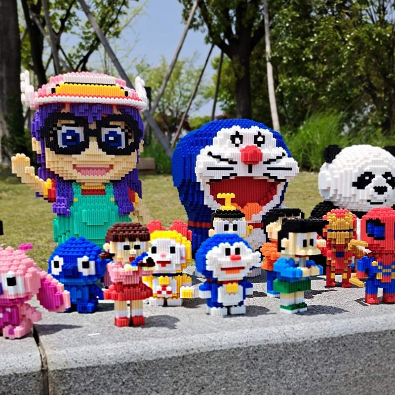 [CÓ SẴN] Mô Hình Lắp Ráp 3D TEPOTA Cỡ Lớn Đồ Chơi Xếp Hình Lego Sáng Tạo Nhân Vật Hoạt Hình Đáng Yêu LL01