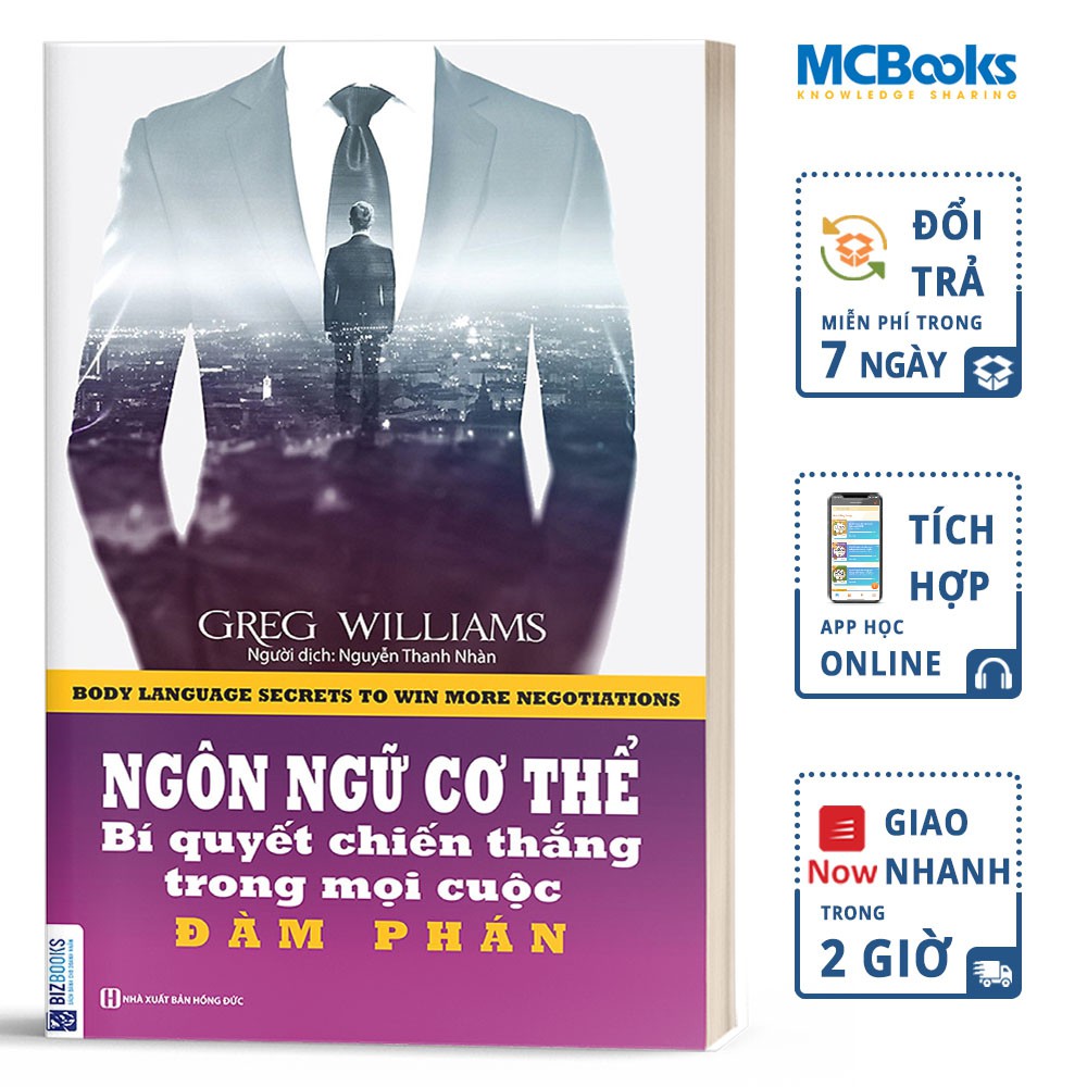 Sách - Ngôn Ngữ Cơ Thể - Bí Quyết Chiến Thắng Trong Mọi Cuộc Đàm Phán - BizBooks