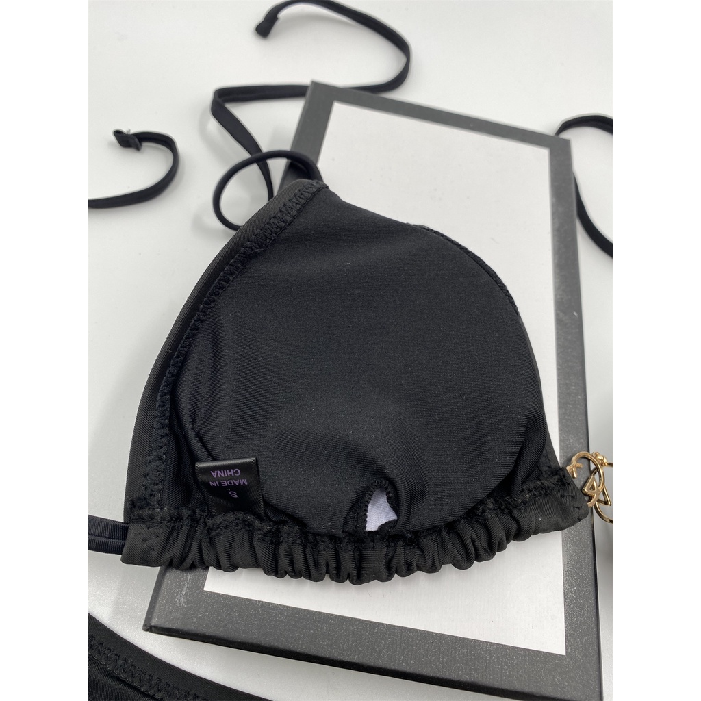 Bộ bikini jersey Dây Xích Metel Mới Với Đôi G Không Hộp