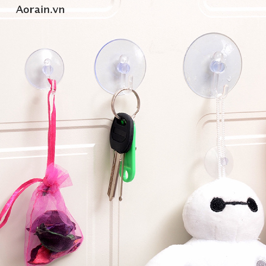 Móc Treo Tường Trong Suốt Tiện Lợi Cho Nhà Bếp