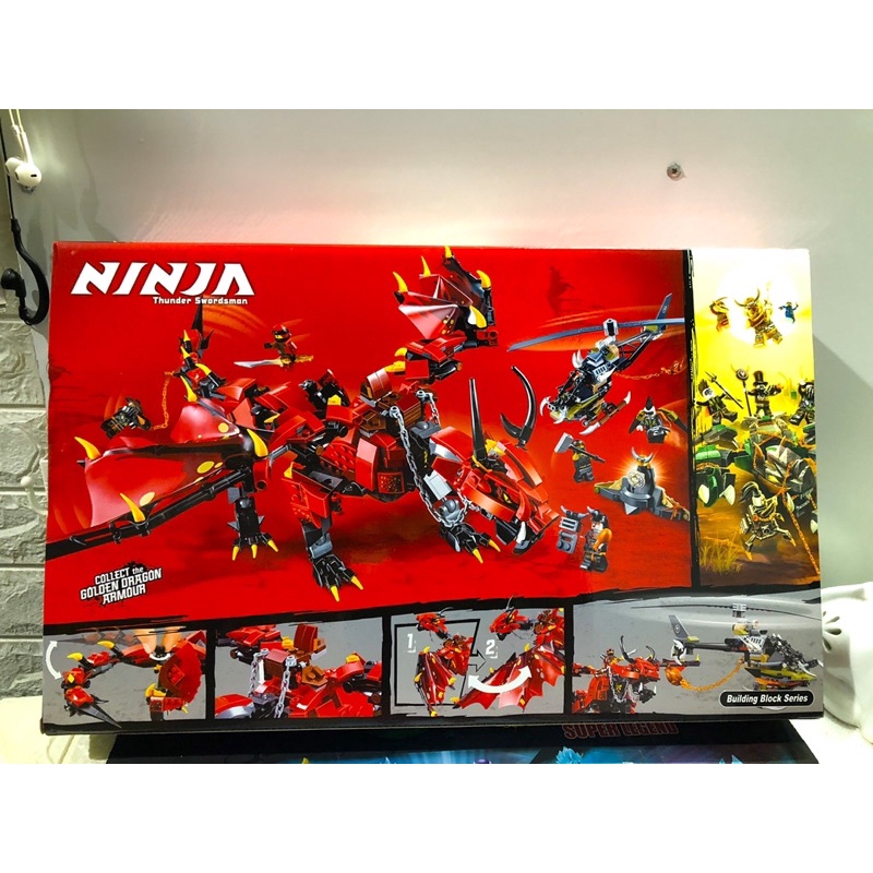 Lắp ráp nonlego ninjago thunder swordsman - Bela 10938