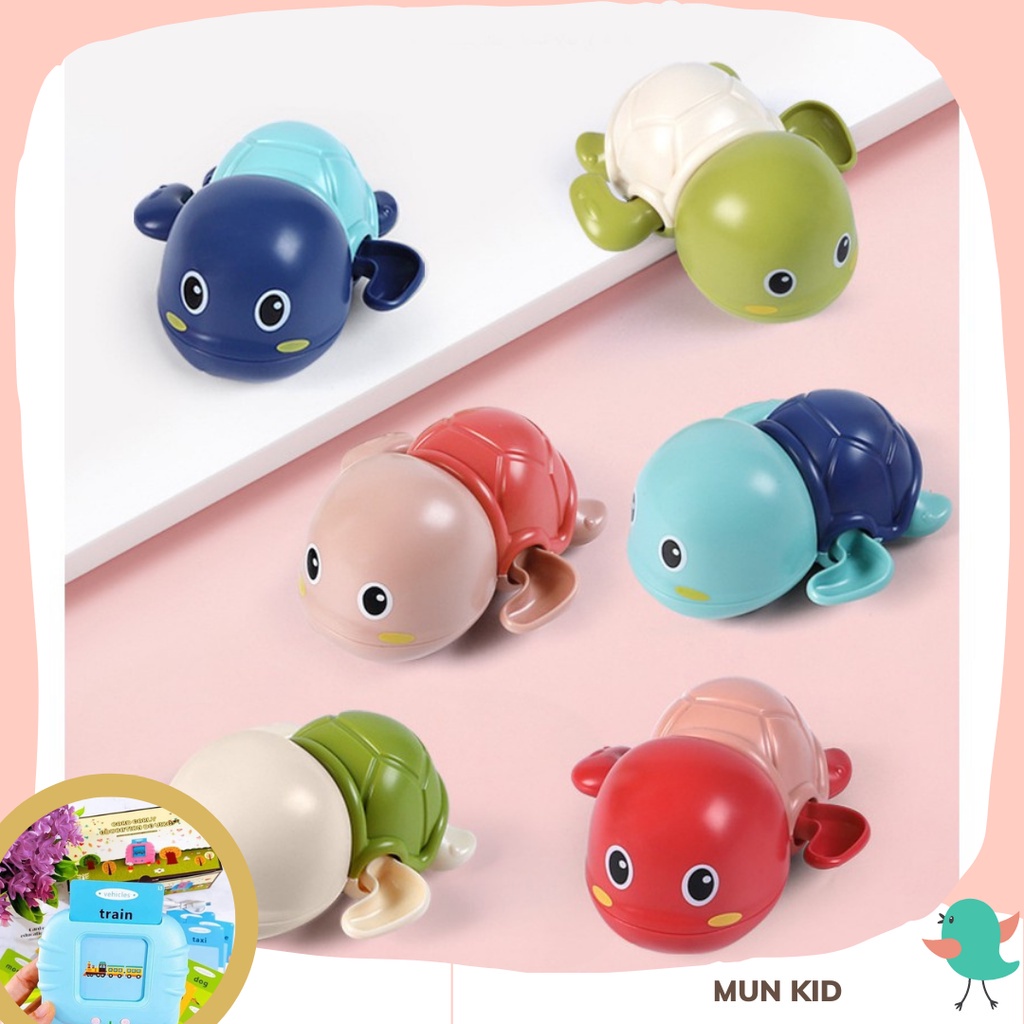 ĐỒ CHƠI THẢ BỒN TẮM HÌNH CON RÙA MINI CHẠY CÓT ĐÁNG YÊU CHO BÉ