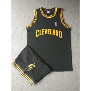 Quần áo bóng rổ clevelanhd đen
