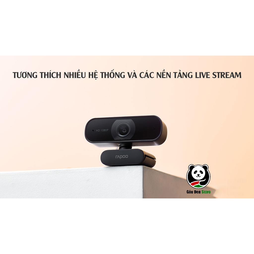 Webcam Rapoo C260 Độ Phân Giải Full HD 1080p - Hàng Chính Hãng | WebRaoVat - webraovat.net.vn
