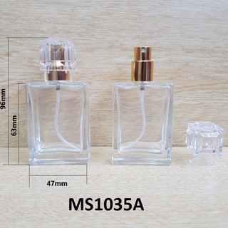 Vỏ chai chiết nước hoa vuông 30ml