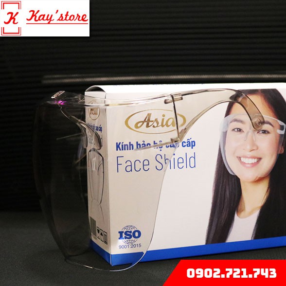 Kính chống giọt bắn ASIA phòng dịch có khả năng ngăn đọng hơi thở, sương và chống tia uv x400