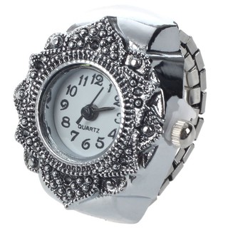 Nhẫn đồng hồ mạ bạc kiểu dáng Tây Tạng 0.87 "