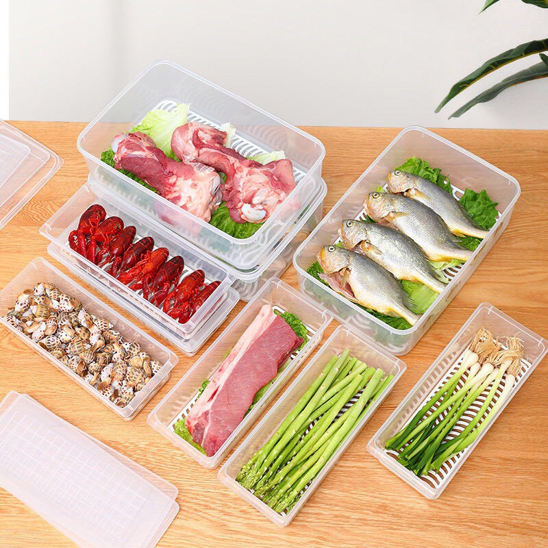 Hộp bảo quản thực phẩm tủ lạnh, hộp trữ đông cao cấp