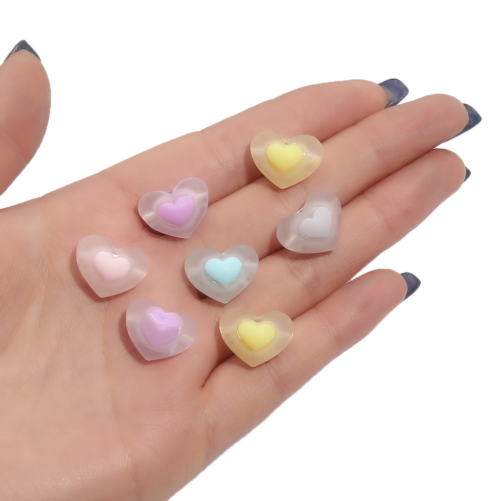 20 cái ?ransparent :crylic :rosted :over : eart : eads :or :ewelry :aking : : ecklace :arrings : phụ kiện