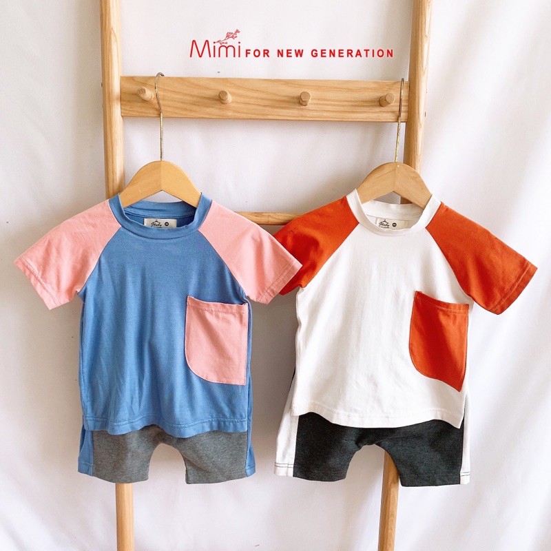 Set thể thao cotton xuất Hàn bé trai