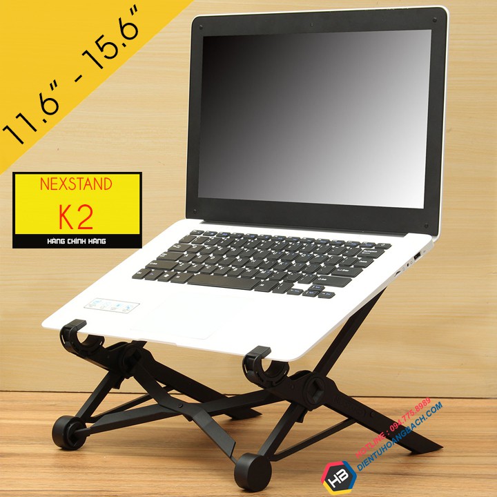 Giá đỡ Macbook Laptop NEXSTAND K2 11.6&quot; - 15.6&quot; - Điều chỉnh cao thấp dễ dàng Gấp gọn tiện lợi di chuyển