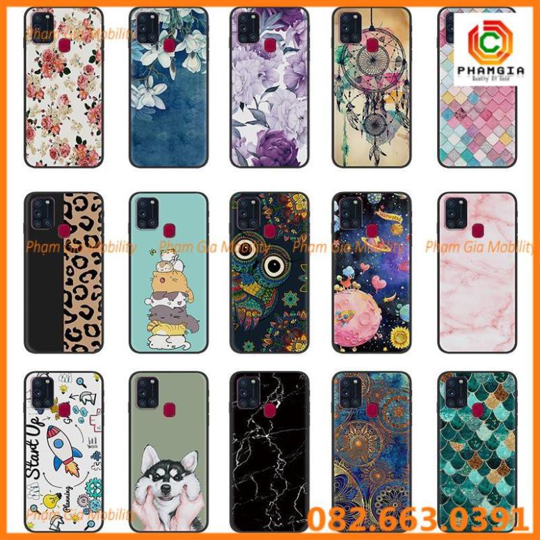 Ốp lưng Samsung Galaxy A21S dẻo hình họa tiết nhiều mẫu đẹp