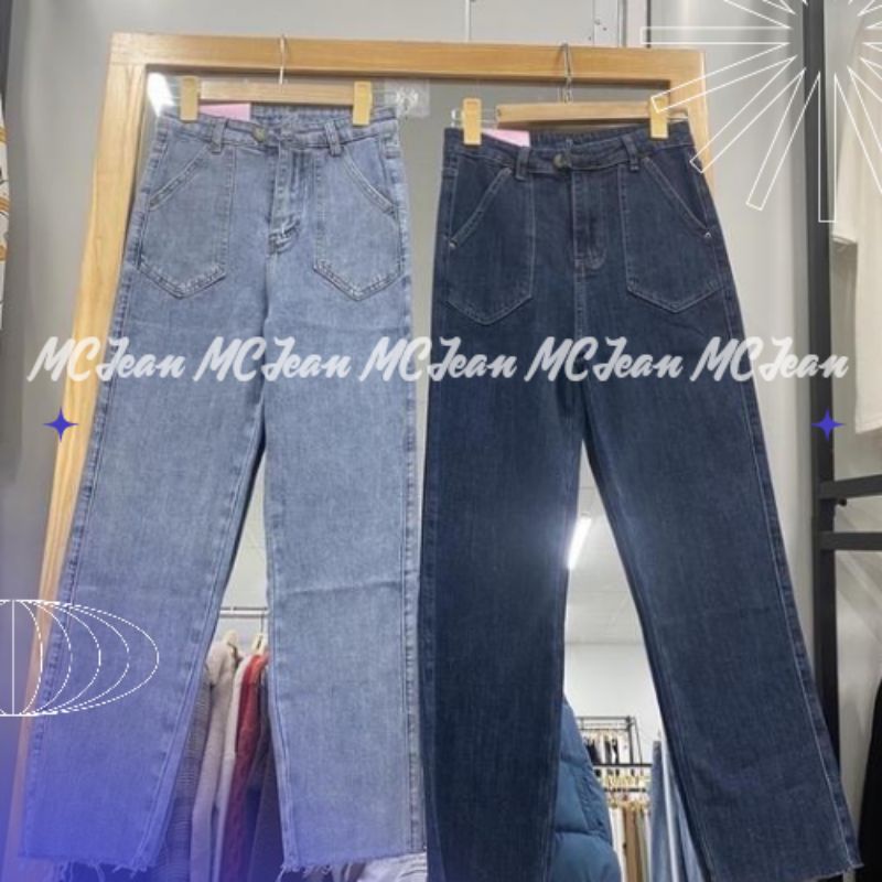 Quần bò jeans nữ cạp cao túi nhọn nhạt hot 2022 | BigBuy360 - bigbuy360.vn