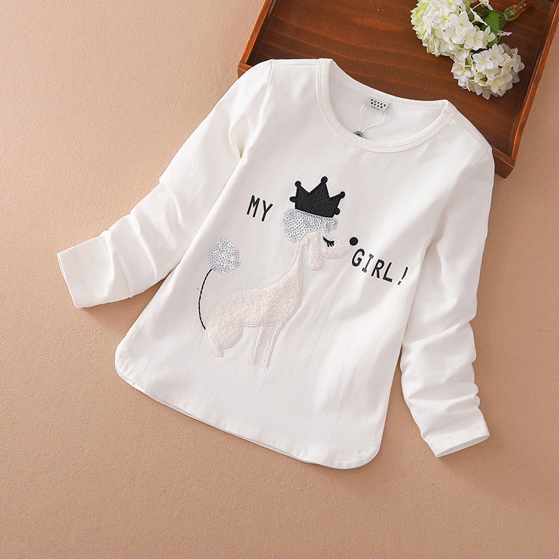 Áo Thun Cotton Mỏng Chui Đầu Tay Dài Phong Cách Mới Dành Cho Bé Gái 2022