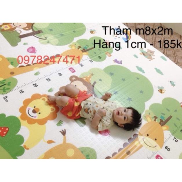 [MÀU ĐẸP] THẢM XỐP XPE GẤP GỌN 2 MẶT 1M8 x 2M (GIAO NGẪU NHIÊN)