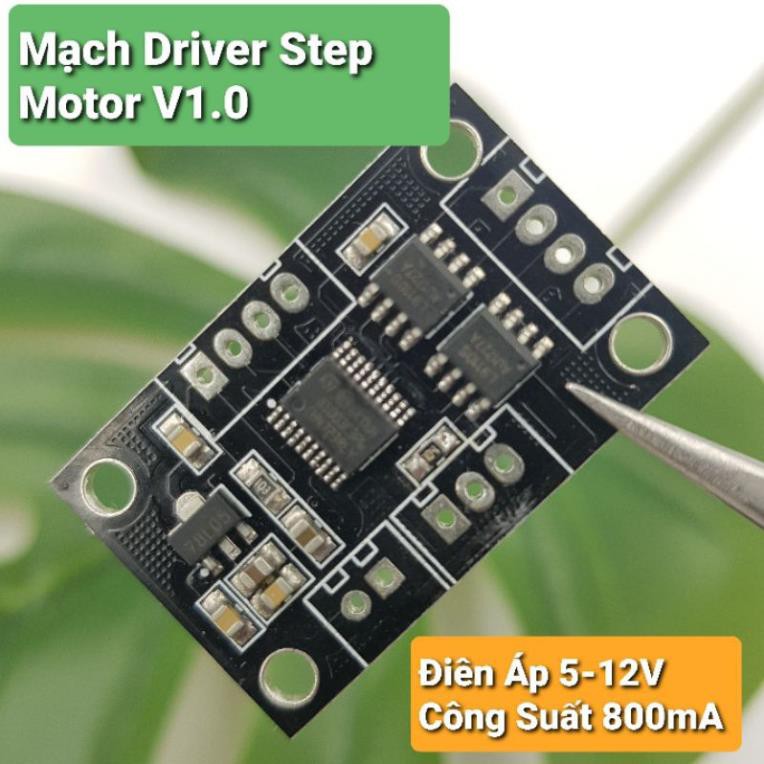 Mạch Driver Step Motor V1.0, Điều Khiển Động Cơ Bước