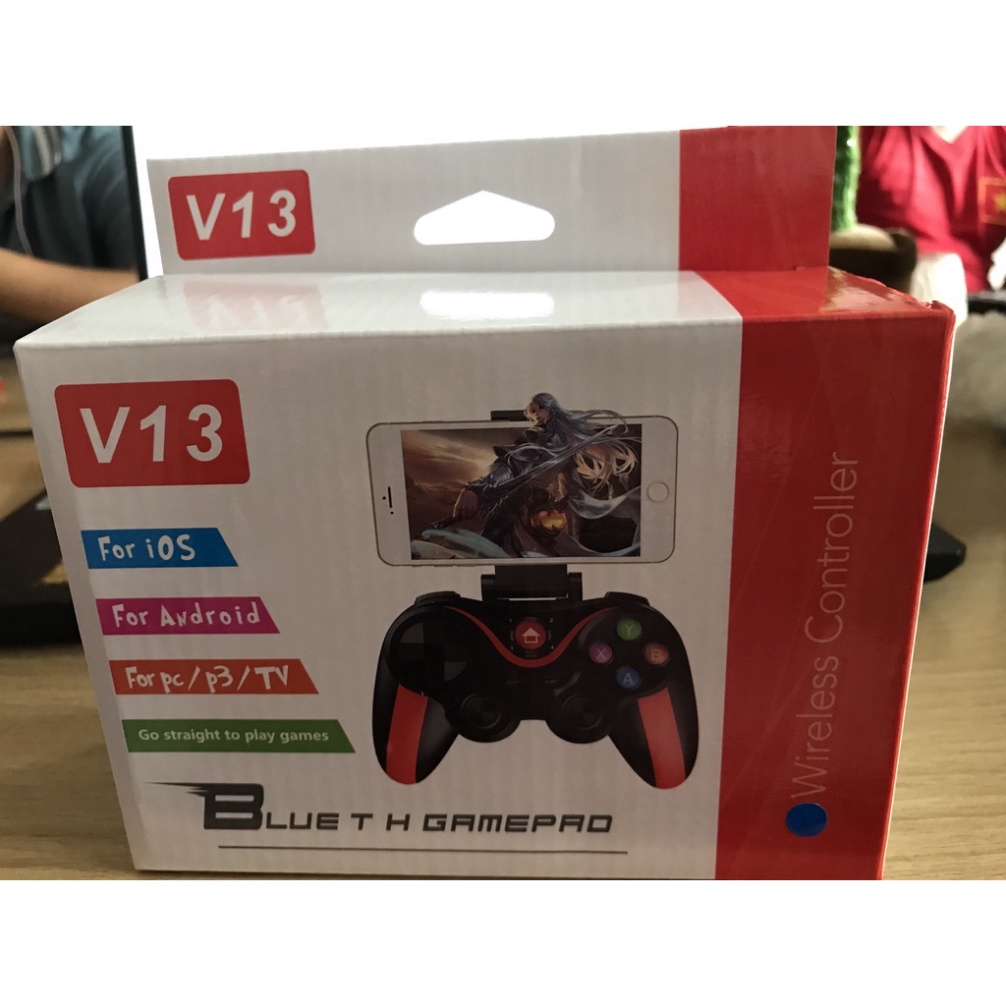 Tay Cầm Chơi Game Bluetooth X3/T3/V13 - Kết Nối Bluetooth V13 - Tay cầm chơi liên quân, PUBG,...