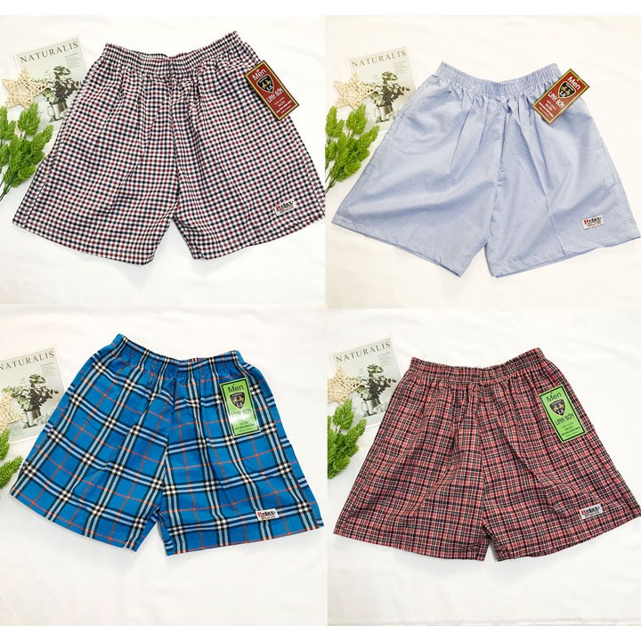 Quần đùi nam FREESIZE từ 55kg-65kg thể thao mặc nhà vải kate short - QDN02