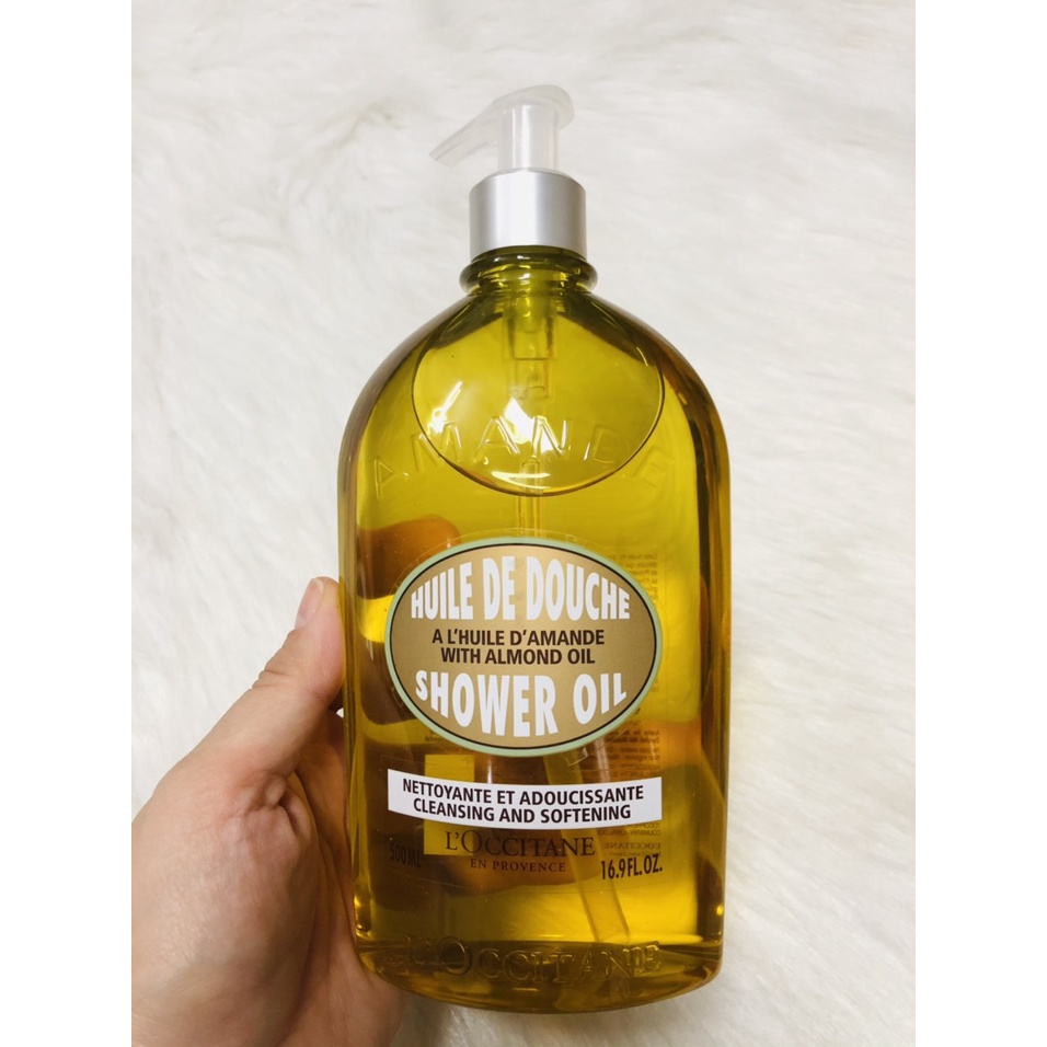 [CÓ BILL] [DATE 2024] LOCCITANE Dầu tắm Hạnh Nhân L'occitane Almond Shower Oil 500ml