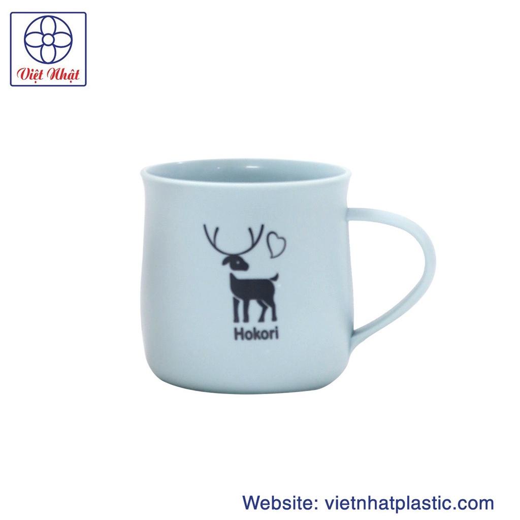 Cốc nhật bản Hokori 350ml  Việt Nhật chịu nhiệt tốt, cốc uống nước màu sắc xinh xắn có quai cầm