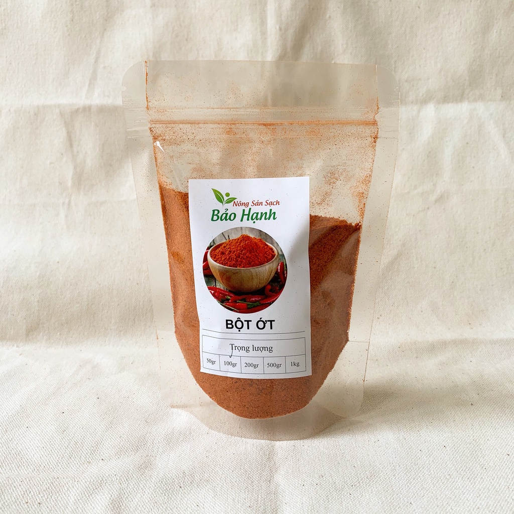Bột ớt nguyên chất 1KG Pepper Powder Natural BH Spices chế biến thực phẩm – BHS012