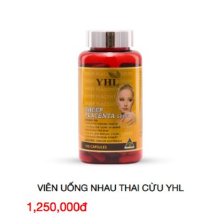 VIÊN UỐNG TINH CHẤT NHAU THAI CỪU