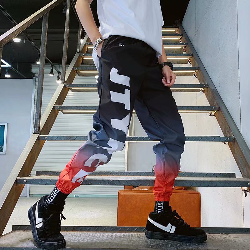 Men's dynamic style printed wide-legged pants | BigBuy360 - bigbuy360.vn