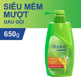 Dầu gội Rejoice 650g siêu mềm mượt.