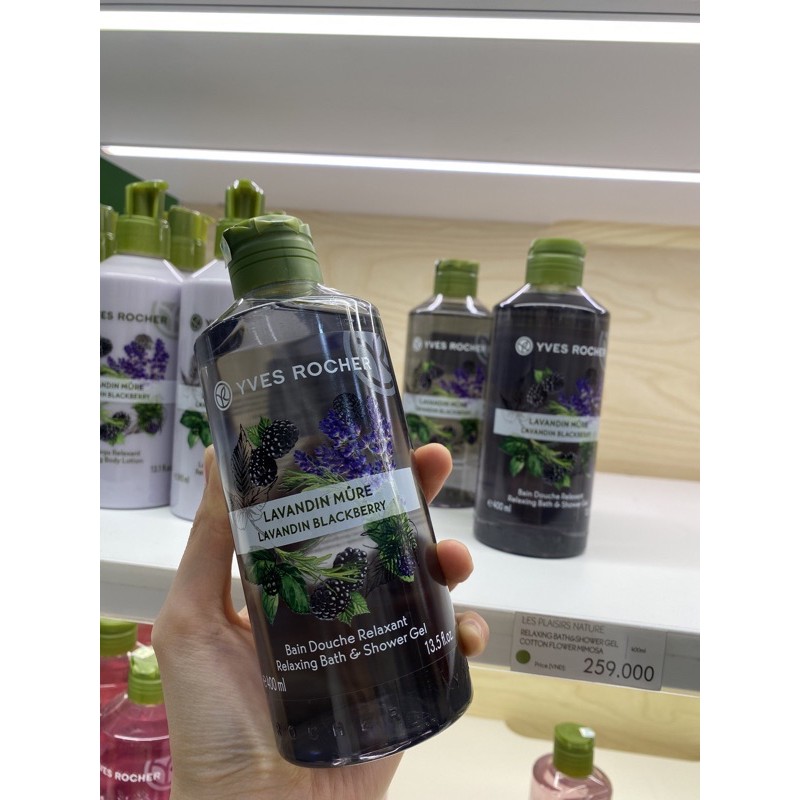 Gel tắm hương nước hoa dưỡng thể Yves Rocher 400ml ( Pháp ). Sản phẩm có tem nhập khẩu chính hãng Yves Rocher | BigBuy360 - bigbuy360.vn