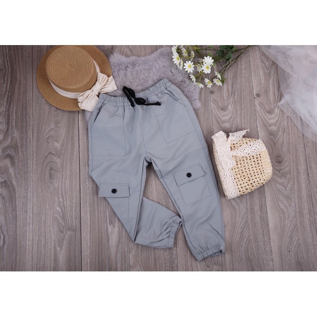 Quần thể thao túi hộp cho bé trai, bé gái, sz 5-9 cho bé từ 18-27kg. Chất kaki mềm, dáng thể thao khoẻ khoắn
