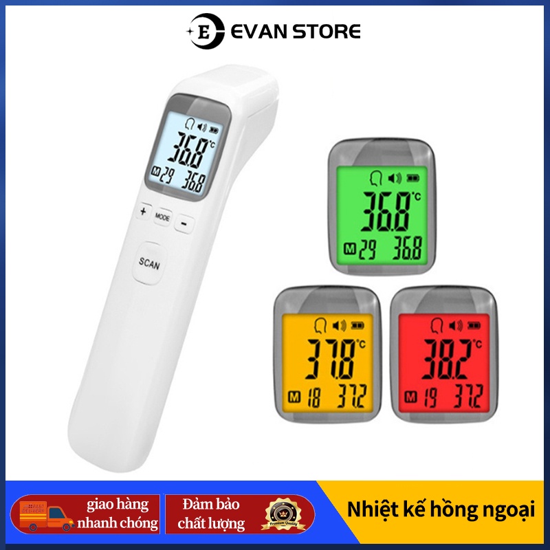 Nhiệt Kế Hồng Ngoại,Nhiệt Kế Điện Tử Cầm Tay,Không Tốn Thời Gian,Đo Nhiệt Độ Siêu Nhanh Chuẩn Xác