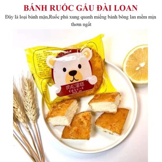 Bánh ruốc gấu chà bông vị mặn bao ngon