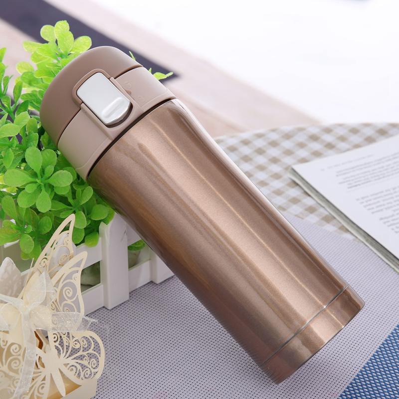 【moonbase】350ml Stainless Steel Vacuum Thermos Insulated Water Bottle Travel Mug Coffee Tea Cup