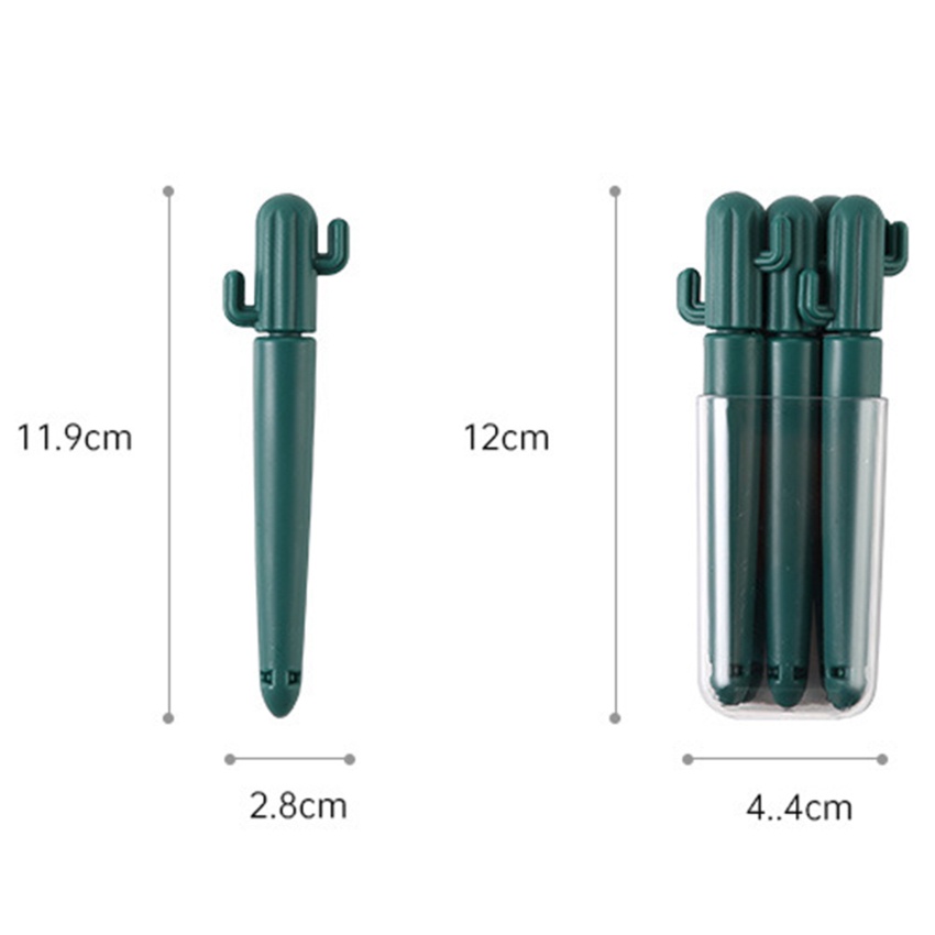 Set 5 Kẹp Miệng Túi Thực Phẩm Hình Cây Xương Rồng Dễ Thương