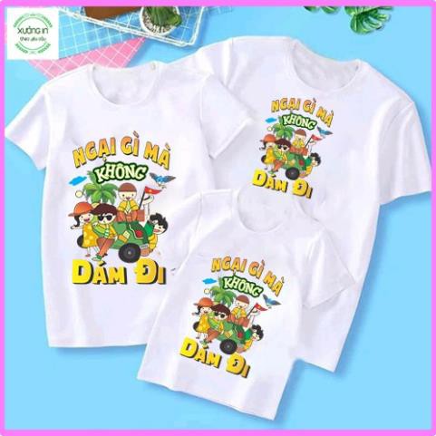 (FREE SHIP). Áo thun cotton nam nữ, in hình theo yêu cầu, chất vải mềm mịn áo đôi, áo đi biển, áo gia đình giá rẻ !