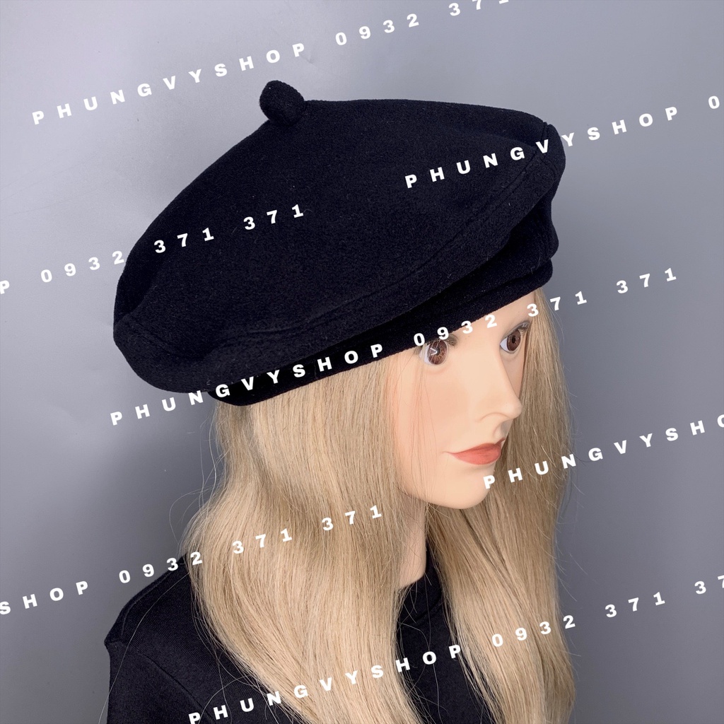 Mũ nồi, beret, nón họa sĩ unisex nam nữ phong cách thu đông – NOI NỈ TRƠN