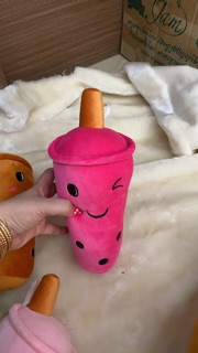 GẤU BÔNG LY TRÀ SỮA SIZE 20cm