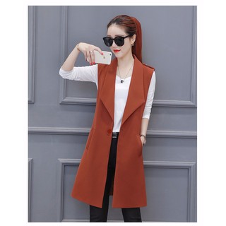 .THỜI TRANG NỮ ❣️ÁO KHOÁC ❣️ Áo Vest Form Dài Sang Trọng