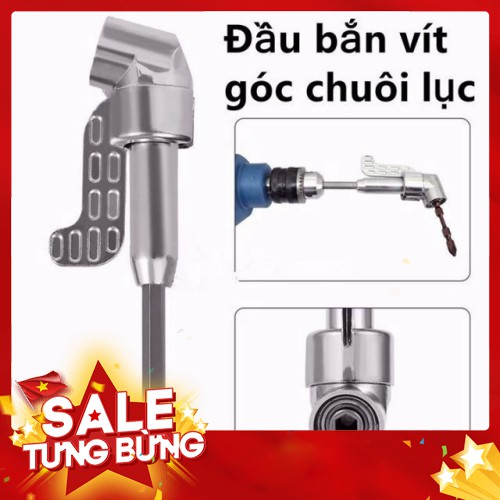 [SHOCK]  Đầu chuyển hướng bắn tô vít - Đầu chuyển hướng máy khoan vặn vít góc chuôi lục