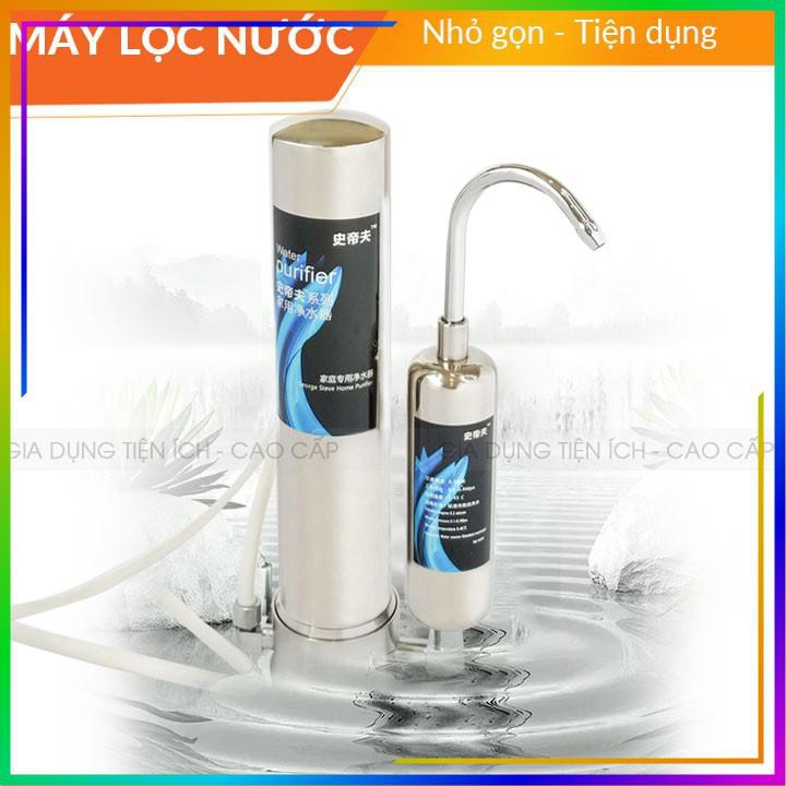 [Chính hãng] MÁY LỌC NƯỚC MINI TẠI VÒI WATER PURIFIER, Lõi lọc than hoạt tính đem lại nguồn nước tinh khiết