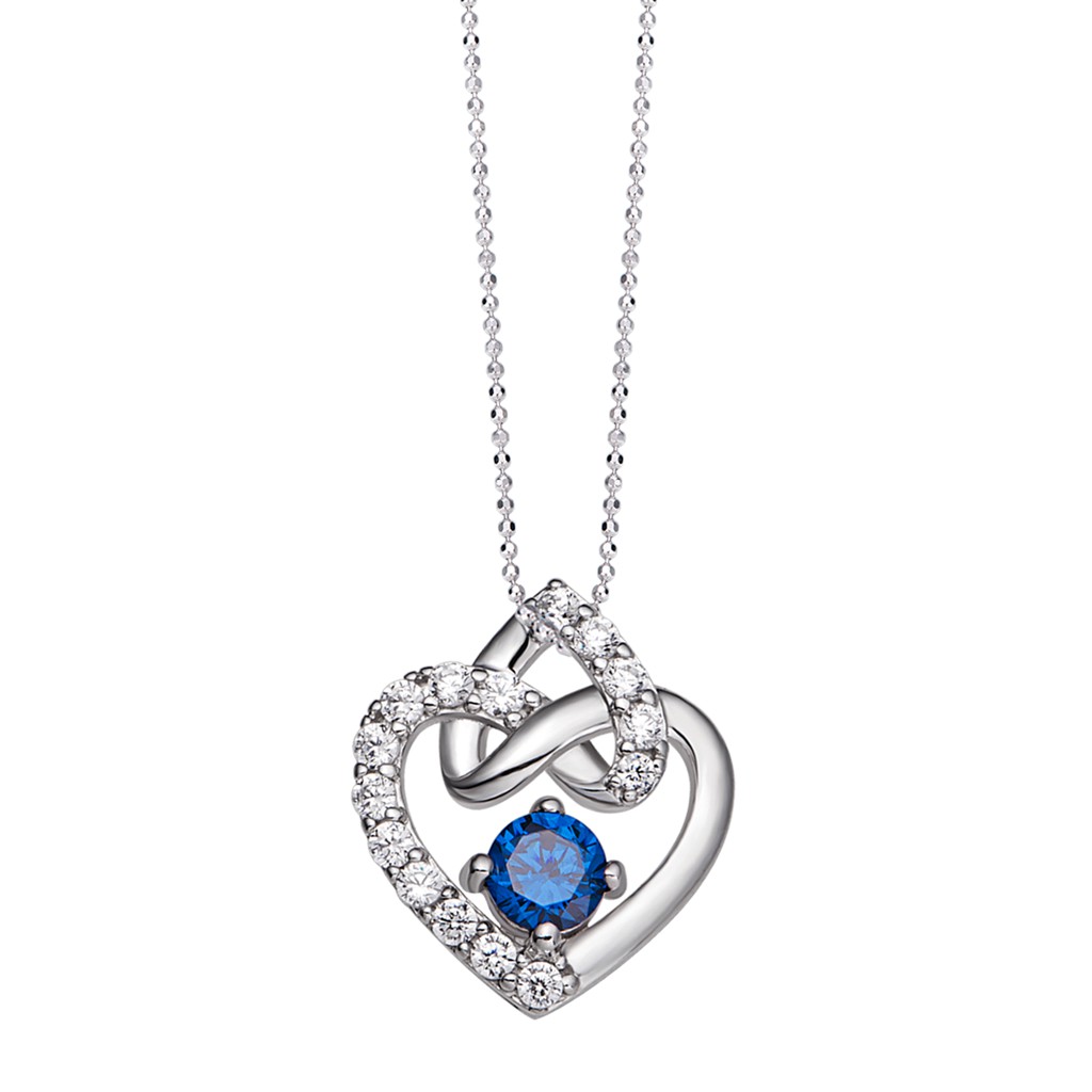 Mặt dây chuyền Bạc đính đá Sythentic PNJSilver ZTXMK000120