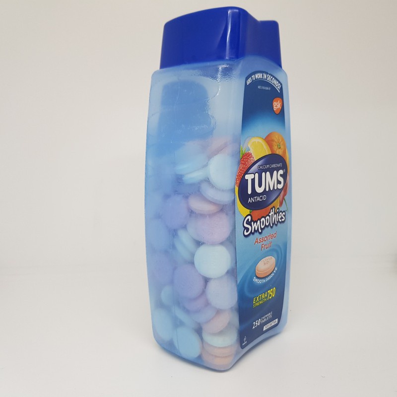 Kẹo Tums Extra Strength Smoothies 250 viên