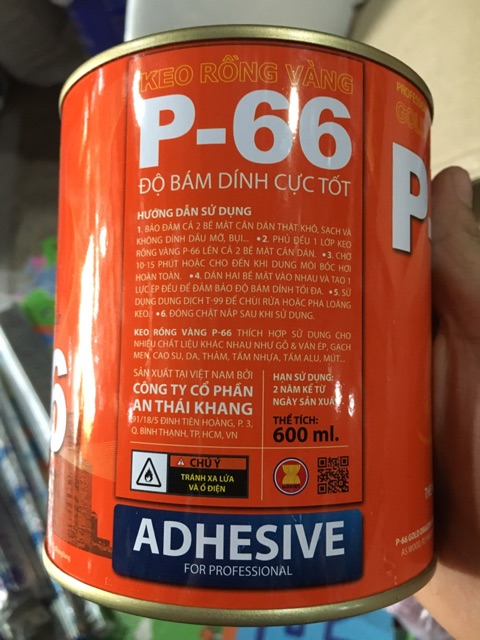 Keo dán gỗ  P66