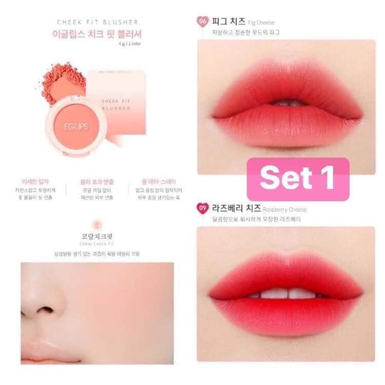 SET MÁ HỒNG VÀ SON EGLIPS SIÊU ĐẸP | BigBuy360 - bigbuy360.vn